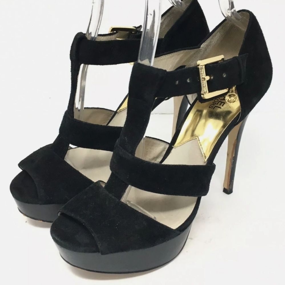 Michael Kors Open Toe Platform Heels 9.5M - Picture 6 of 9